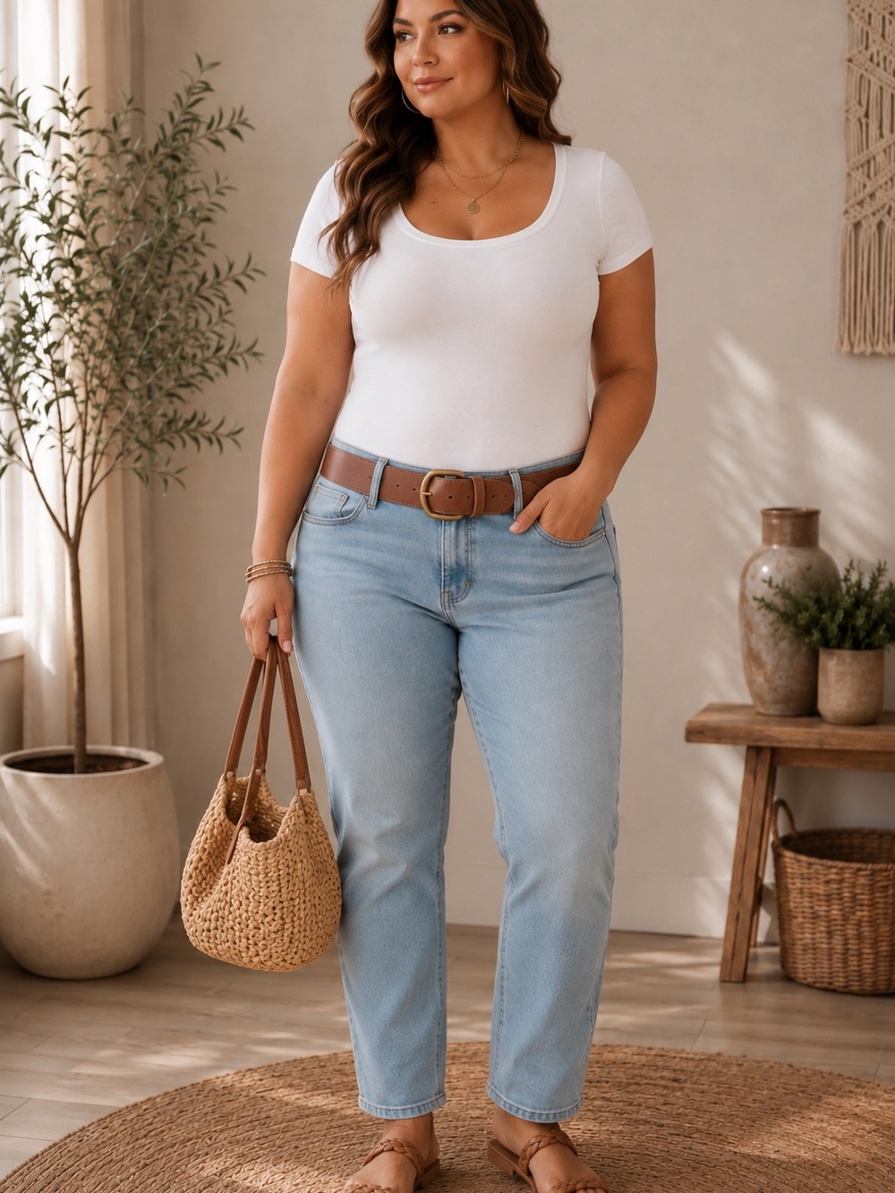 Levi’s Classic Straight 18W Light Wash Jeans | Mid Rise Plus Size